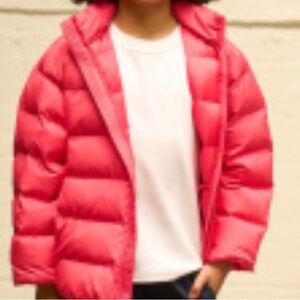 Girls Light Warm Padded Parka